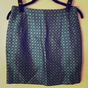 100% silk. JCREW COLLECTION mini skirt.